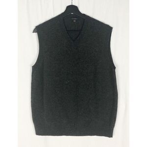 Club Room Dark Gray V-Neck Sweater Vest